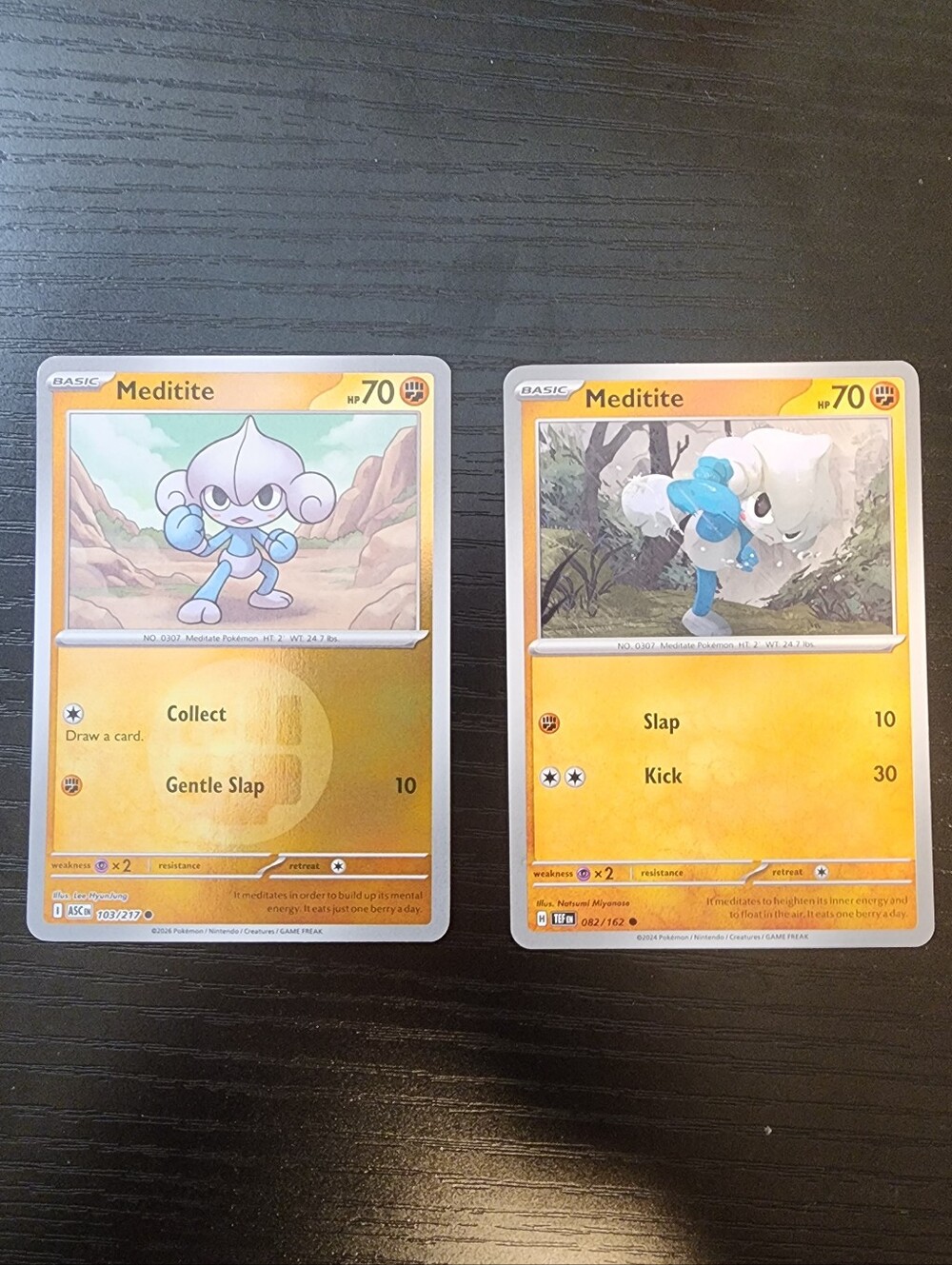 Meditite Pokémon Trading Cards